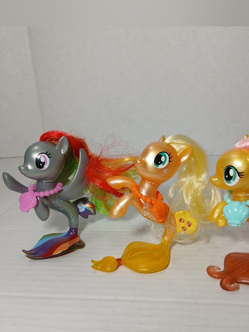 My Little Pony the Movie Seapony Collection brushable figures G4 Mane Lot 3